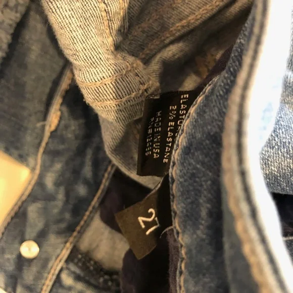 🎉🎊Parker Smith Sharkbite Straight Jeans Size 27 HOST PICK 🎉🎊 - Picture 6 of 11